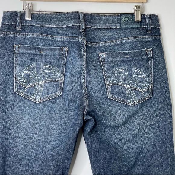 C7P Chip & Pepper Womens Jeans Size 35 Bootcut Low rise Lot Of  2 Western - Picture 5 of 13